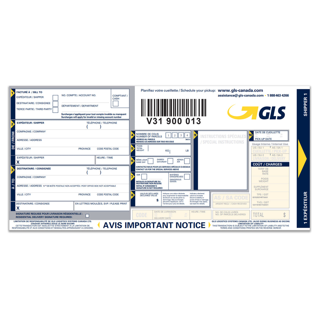 Gls Label GLS Canada Shop